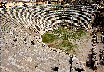Antike Stadt Myra mit Amphitheater
