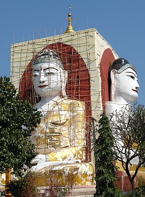Kyaik Pun Pagode - viergesichtiger Buddha