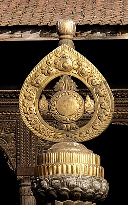 Hindu Symbole in Bakthapur