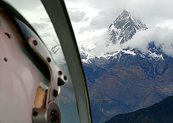 Ultralight Flug mit Avia Club Nepal