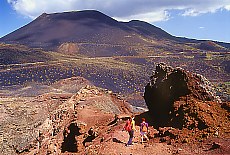 Auf dem Vulkan Teneguia