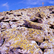 Riesige Felsblcke bilden den Gipfelaufbau des Lusen