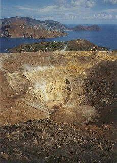 Kraterboden des Vulkan Vulcano