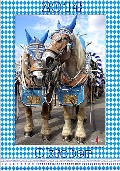 Jahreskalender 2024 München, Weltstadt mit Herz und Bier, Oktoberfest