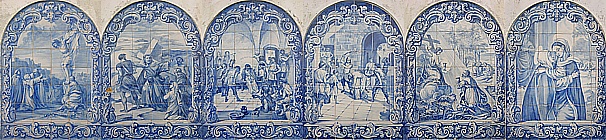 Azulejos der Kapelle Nossa Senhora da Paz