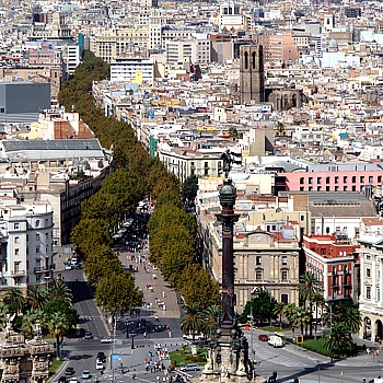 Vergnügungsmeile Las Ramblas