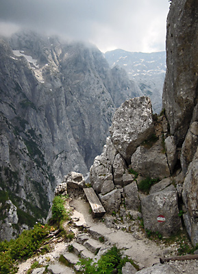 Kehlstein Rundweg am Mannlgrat