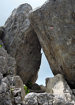 Bizarre Felsformationen am Kehlstein Rundweg
