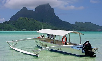 Polynesisches Auslegerboot Teremoana