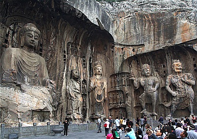 Weltkulturerbe Longmen Grotten bei Luoyang