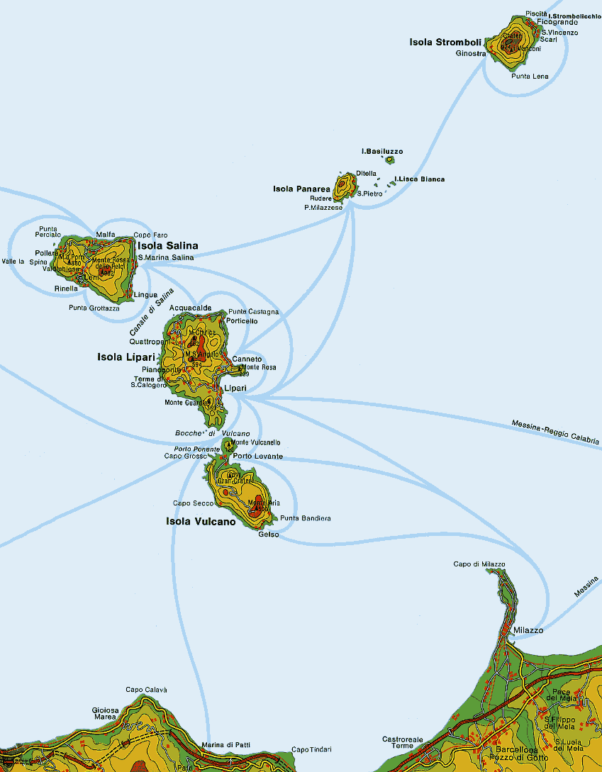 Wandern auf den Liparischen Inseln, Lipari, Vulcano, Salina, Stromboli, Panarea, Alicudi, Filicudi