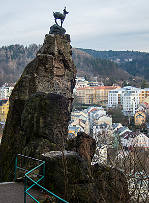 Aussichtspunkt Hirschsprung oberhalb von Karlsbad