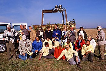 Gruppenfoto mit Lars, Kaili und Schferhndin Bex