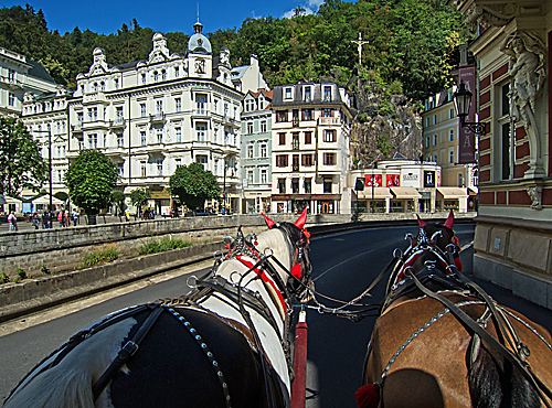 Pferdekutschfahrt durch das Barocke Karlsbad