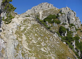 Seilsicherung am Kramersteig