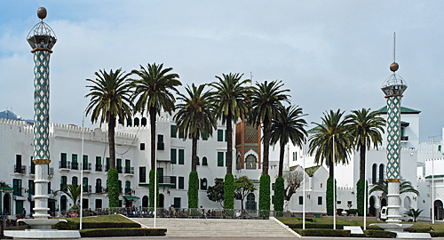 Andalusisch spanische Architektur in Tetouan