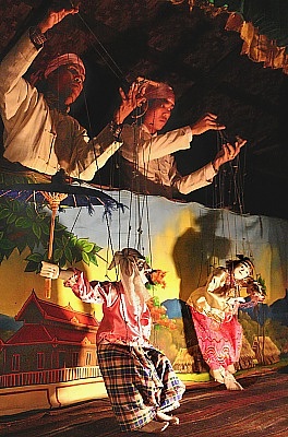 burmesisches Puppentheater