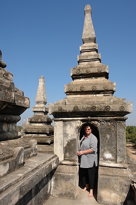 Oben auf der Gaw-Daw-Palin Pagode