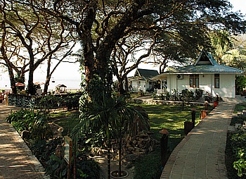 Bungalows des Thande Hotel in Old Bagan