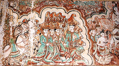 Wandgemälde Upali-Thein