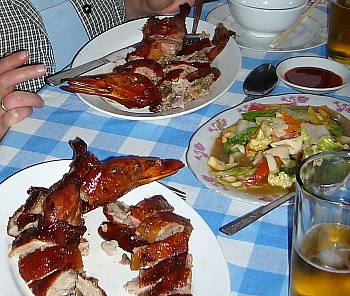 Roasted Duck Enten Spezialität im Golden Duck Restaurant