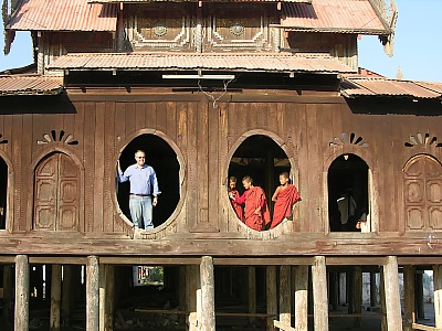 Teakholzkloster Shwe Yaunghwe Kloster