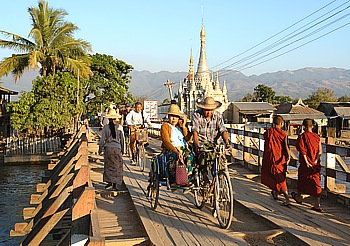 Brücke in Nyaung Shwe