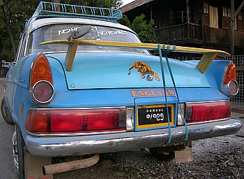 Oldtimer Taxi in Nyaung Shwe