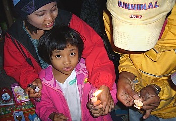 Uhrenkauf auf dem Nachtmarkt in Mandalay