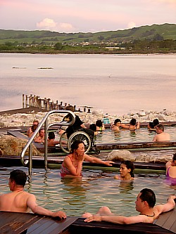 Freiluft Thermalbad Polynesian Spa in Rotorua