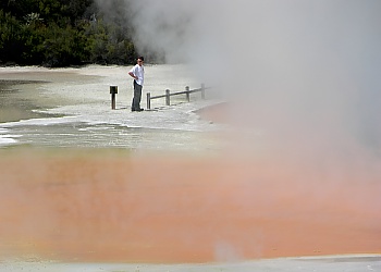 Champagne Pool im Wai-O-Tapu Thermal Park