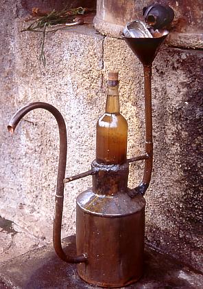 Geranium Destillation