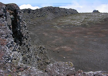 Blick in den Krater des Pico