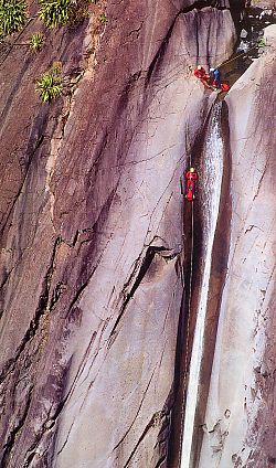 Wasserfallklettern in den Cirques