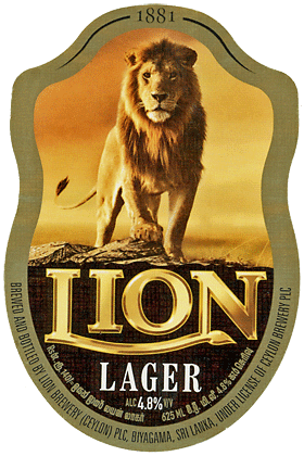 Ceylonesisches Lion Bier