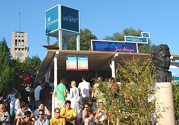 Münchens coole Strandbar beim Deutschen Museum