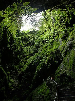 Vulkanschlot Algar do Carvão