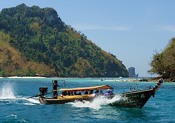 Anfahrt auf die Tub Islands