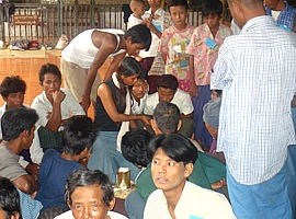 Das geschundene Land nach dem Wirbelsturm Nargis