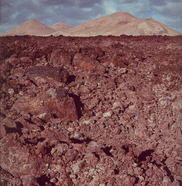 Junge Lava auf Lanzarote