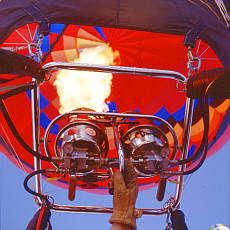 120 C heie Luft in der Ballonhlle (August)