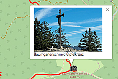 GPS Track Wanderung Baumgartenschneid