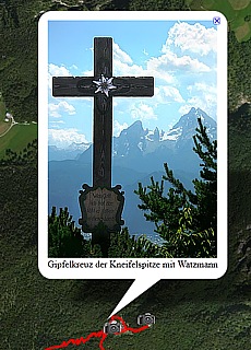 GPS-Track Wanderung Kneifelspitze (6,1 km)