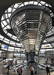 Kuppel des Reichstages in Berlin