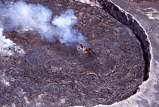 Pu'u O'o Krater auf Big Island Hawaii (August)