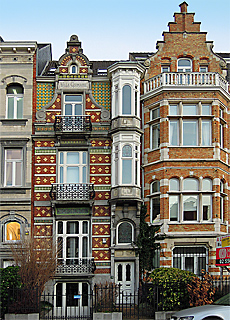 Jugendstil Altstadthäuser Brüssel