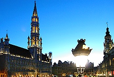 Rathaus am Grande Place in Brüssel