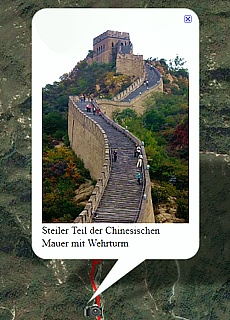 GPS Track Spaziergang auf der Grossen Mauer