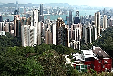 Skyline Hongkong vom Peak