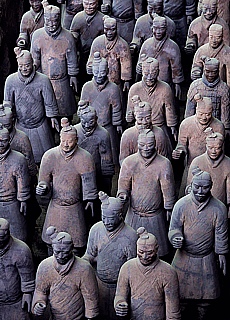 Terrakotta Armee in Xi'an (April)